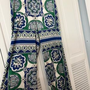 Women’s cupcakes & cashmere Green and Blue Wide Leg Pants